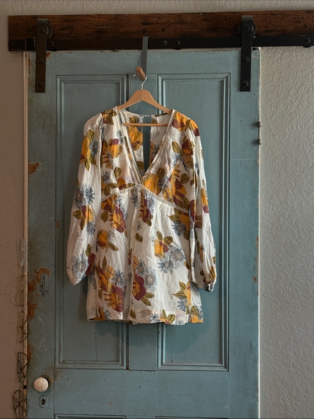 Free People Strawberry Fields Mini Dress